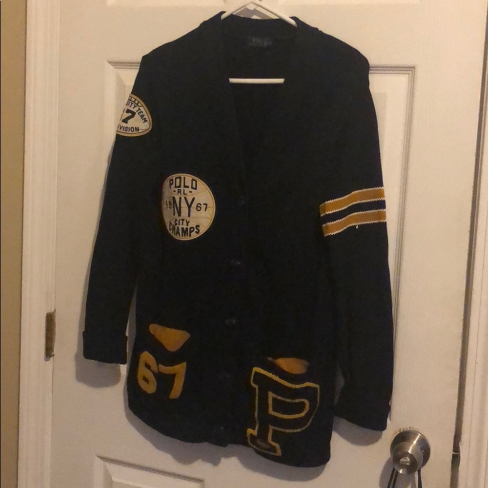Polo Vintage Varsity Cardigan